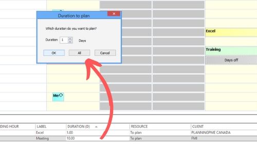 Pianificare una parte 	dellattivit